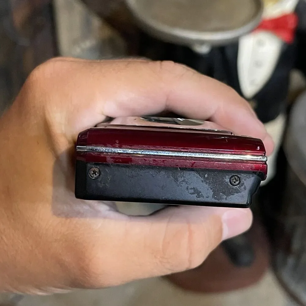 Nikon Coolpix L22 12MP 3.6x Optical Zoom Red Digital Camera For PARTS OR REPAIR